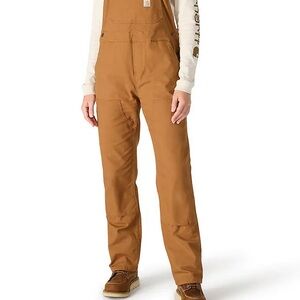 Carhartt Rugged Flex Canvas Bib Overall - Brown